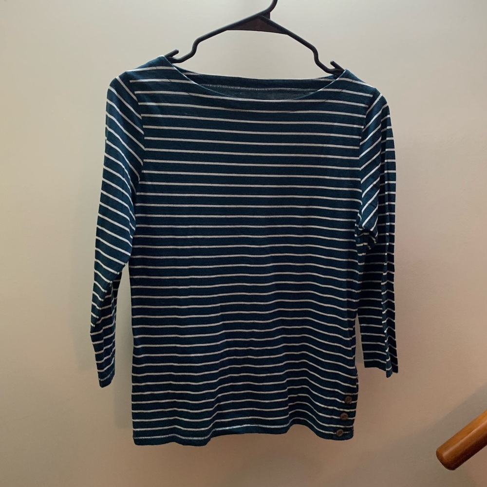 The North Face Stripe Long Sleeve Top Size Small